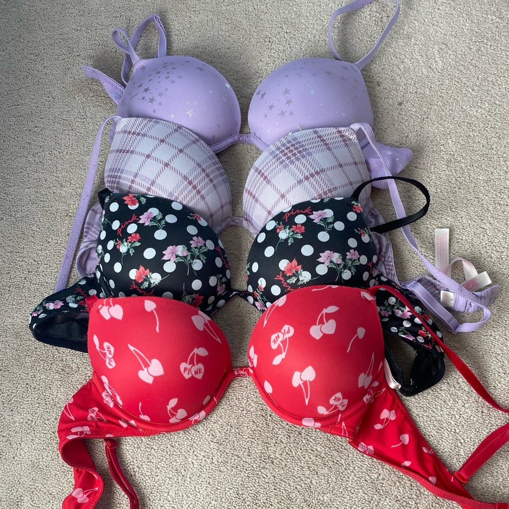 PINK Super Push-Up Bras
